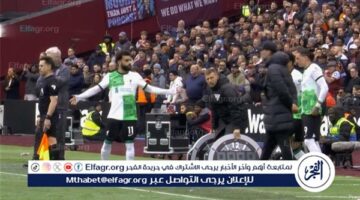 عاجل… شاهد شجار محمد صلاح مع كلوب لحظة دخوله بديلًا في مباراة ليفربول ووست هام يونايتد